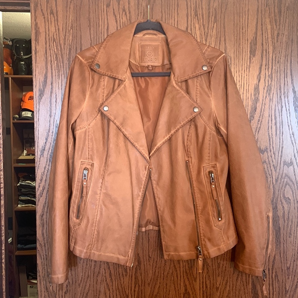Faux Leather Jacket